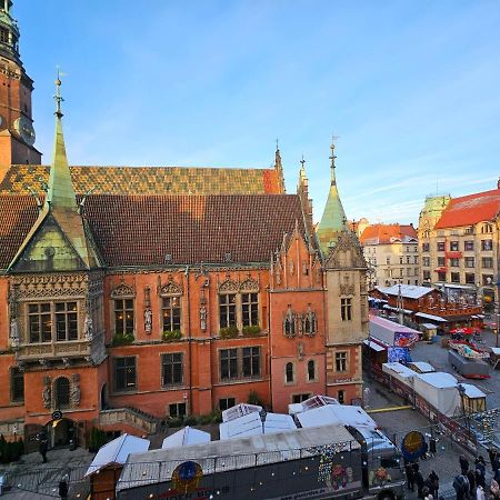 Rynek Market Square Wroclove Tectum Apartments Z Widokiem Na Rynek Breslávia Exterior foto