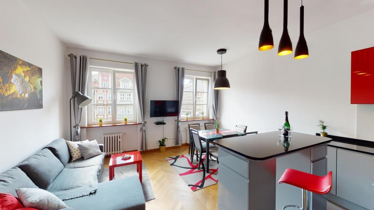 Rynek Market Square Wroclove Tectum Apartments Z Widokiem Na Rynek Breslávia Exterior foto